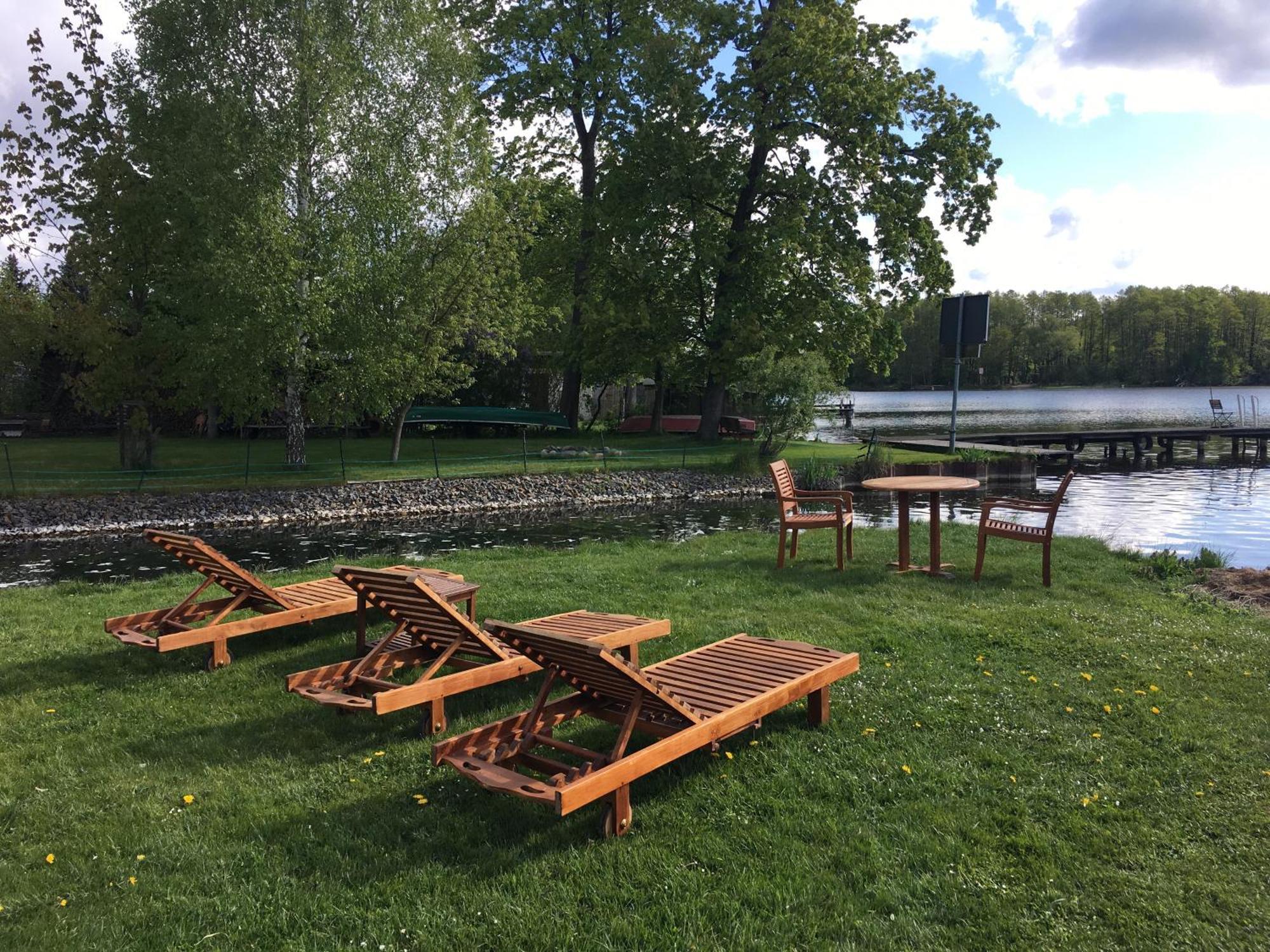 Schoene 3Zimmer Ferienwohnung Direkt Am Baalensee Furstenberg-Havel Luaran gambar